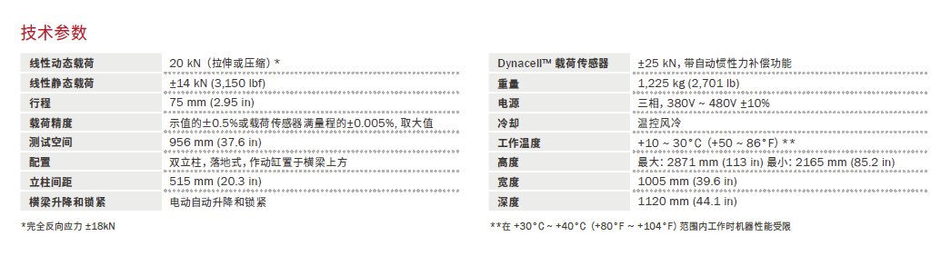 全电子动静态疲劳试验系统