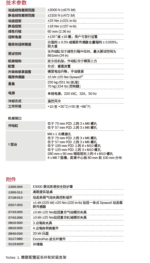 拉扭双轴全电子动静态疲劳试验系统